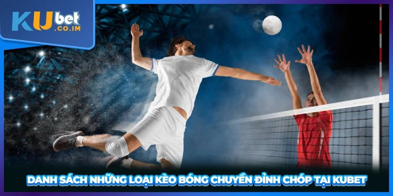 Danh sách những loại kèo bóng chuyền đỉnh chóp tại KUBET